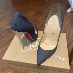 “So Kate” Denim Pumps.